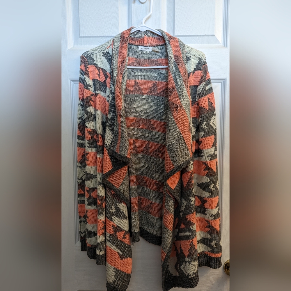 Boho Cardigan - Aztec pattern - size M